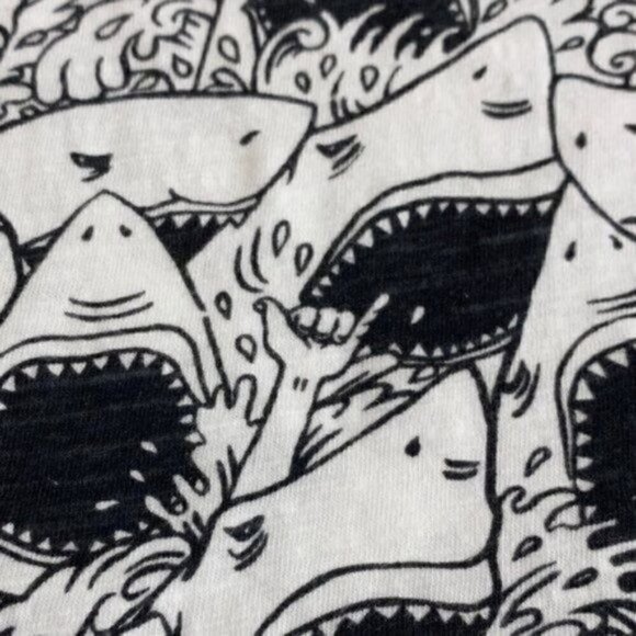 American Republic Shark short sleeve T-shirt sz M - Picture 6 of 7